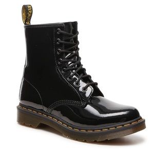 Black patent Leather Doc Martens